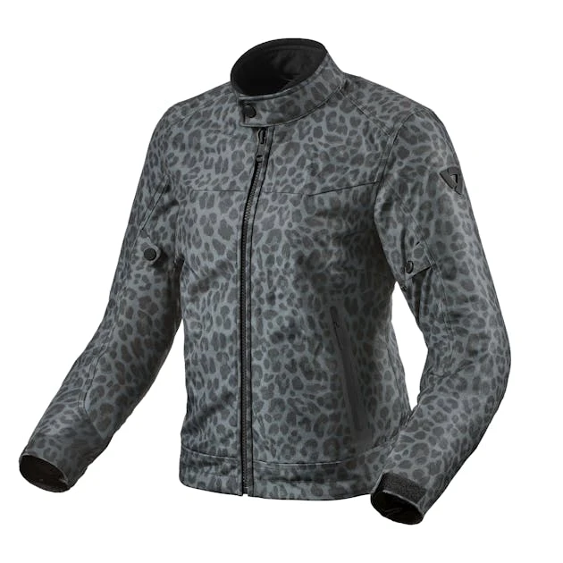Giacca Moto Donna Rev'it! Shade H2O Leopardo-Grigio Scuro 1 Giacca Moto Donna Rev'it! Shade H2O Leopardo-Grigio Scuro