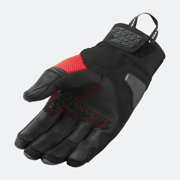 Guanti Moto Rev’It! Speedart Air Nero-Rosso Neon 2 Guanti Moto Rev’It! Speedart Air Nero-Rosso Neon - immagine 2