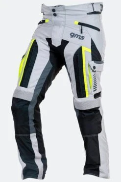Pantaloni Moto GMS Everest Giallo-Grigio-Nero