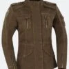 Giacca Moto Donna Segura Lady Jewel Crystal Cachi