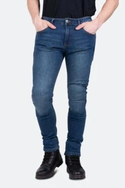 Jeans Moto Course Norman Tapered Fit Blu Scuro