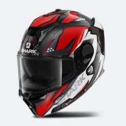 Casco Integrale Shark Spartan GT Carbon Urikan Carbonio-Rosso-Bianco