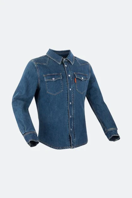 Camicia Moto Segura Terence Blu 1 Camicia Moto Segura Terence Blu